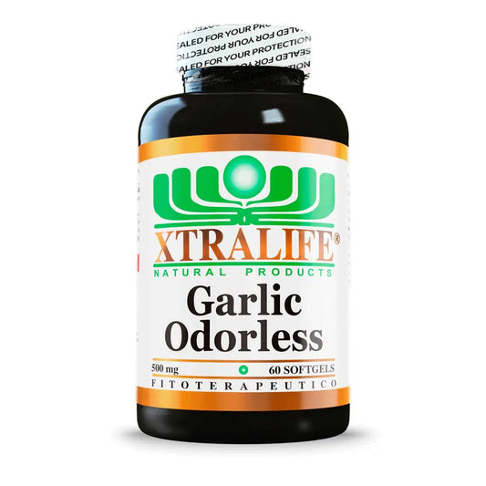 Garlic Odorless 500 Mg X 60 Perlas-Xtralife-Dopavita Salud y Nutrición