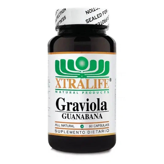 Graviola Guanabana X 60 Capsulas-Xtralife-Dopavita Salud y Nutrición