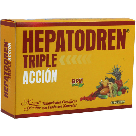 Hepatodren x 60 Cápsulas-Natural Freshly-Dopavita Salud y Nutrición