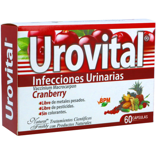 Urovital x 60 Cápsulas-Natural Freshly-Dopavita Salud y Nutrición